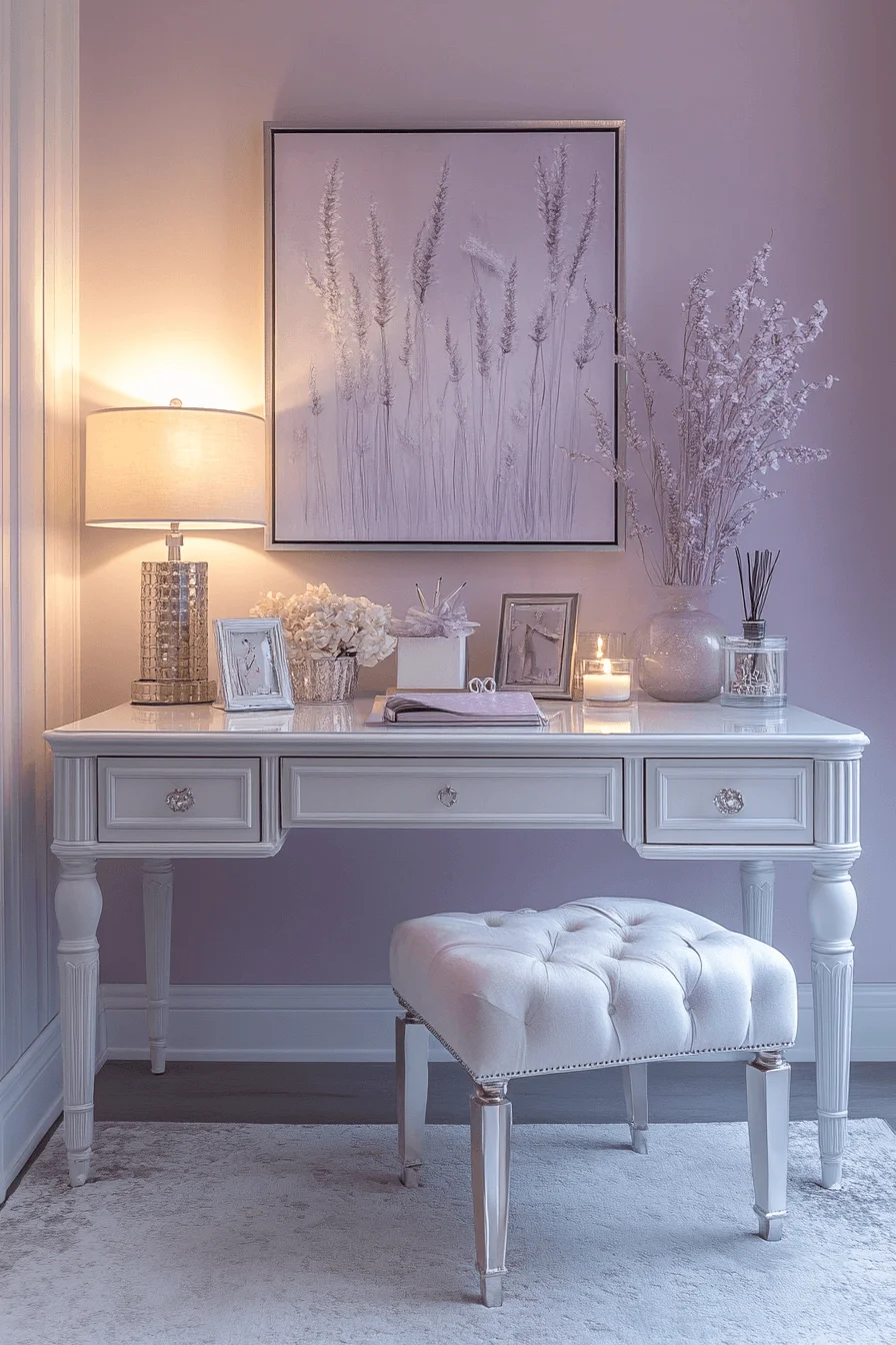 feminine office space