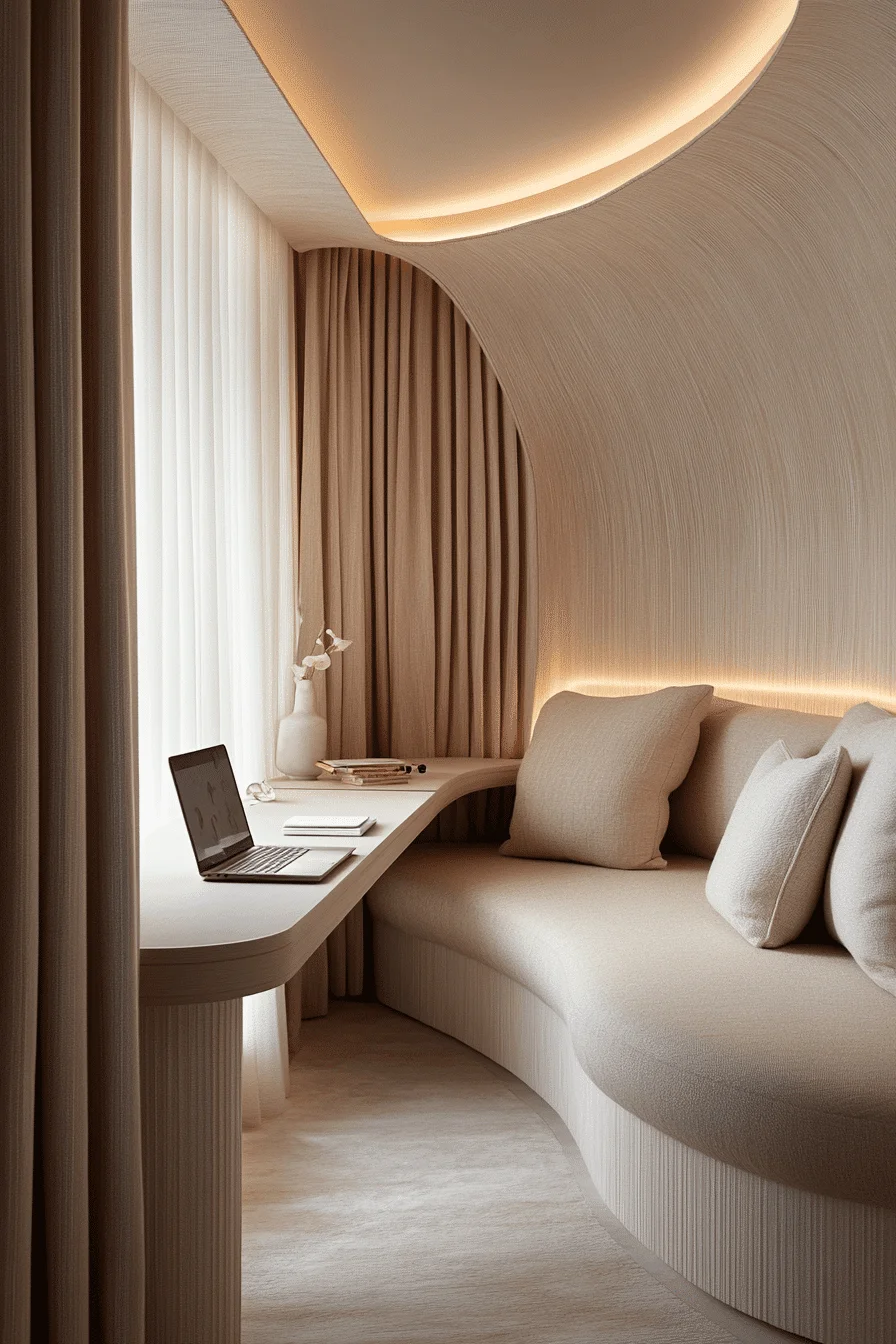 feminine office space