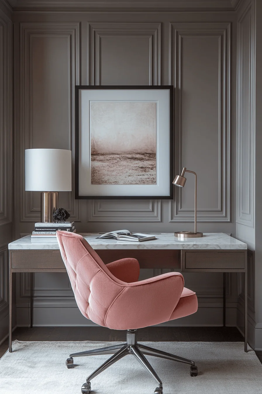 feminine office space