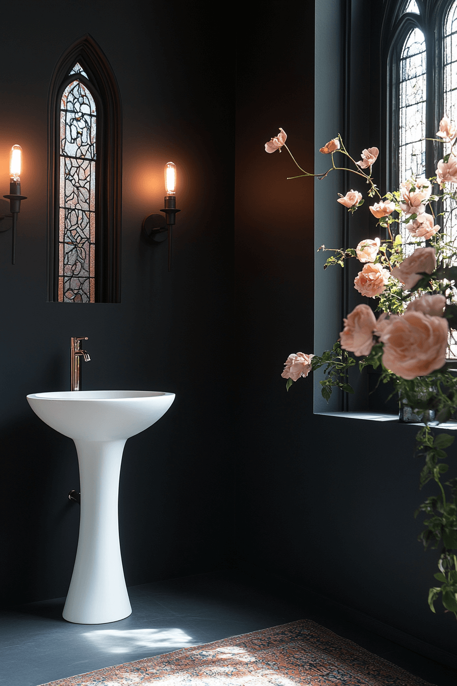 29 Modern Victorian Bathroom Ideas That Celebrate Ornate Details modern victorian bathroom