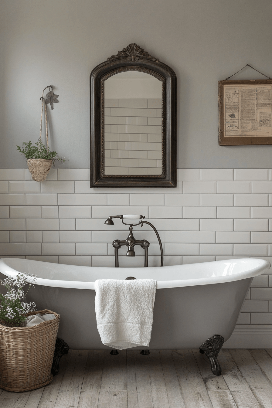 29 Modern Victorian Bathroom Ideas That Celebrate Ornate Details modern victorian bathroom