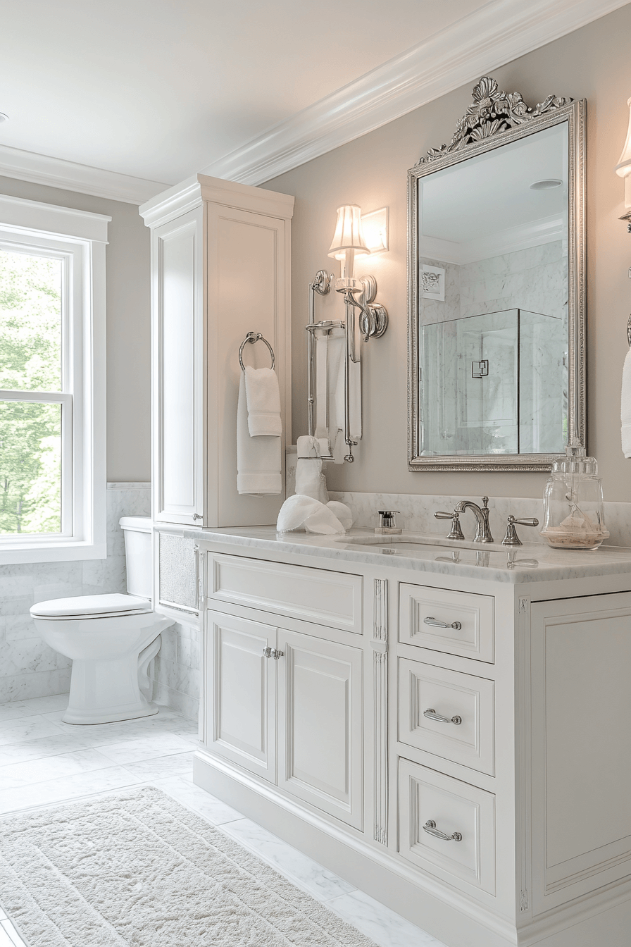29 Modern Victorian Bathroom Ideas That Celebrate Ornate Details modern victorian bathroom