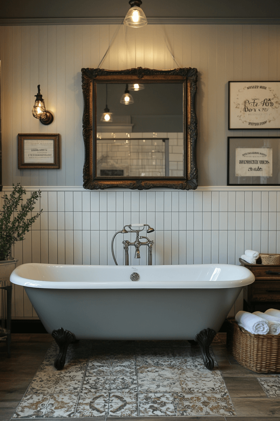 29 Modern Victorian Bathroom Ideas That Celebrate Ornate Details modern victorian bathroom