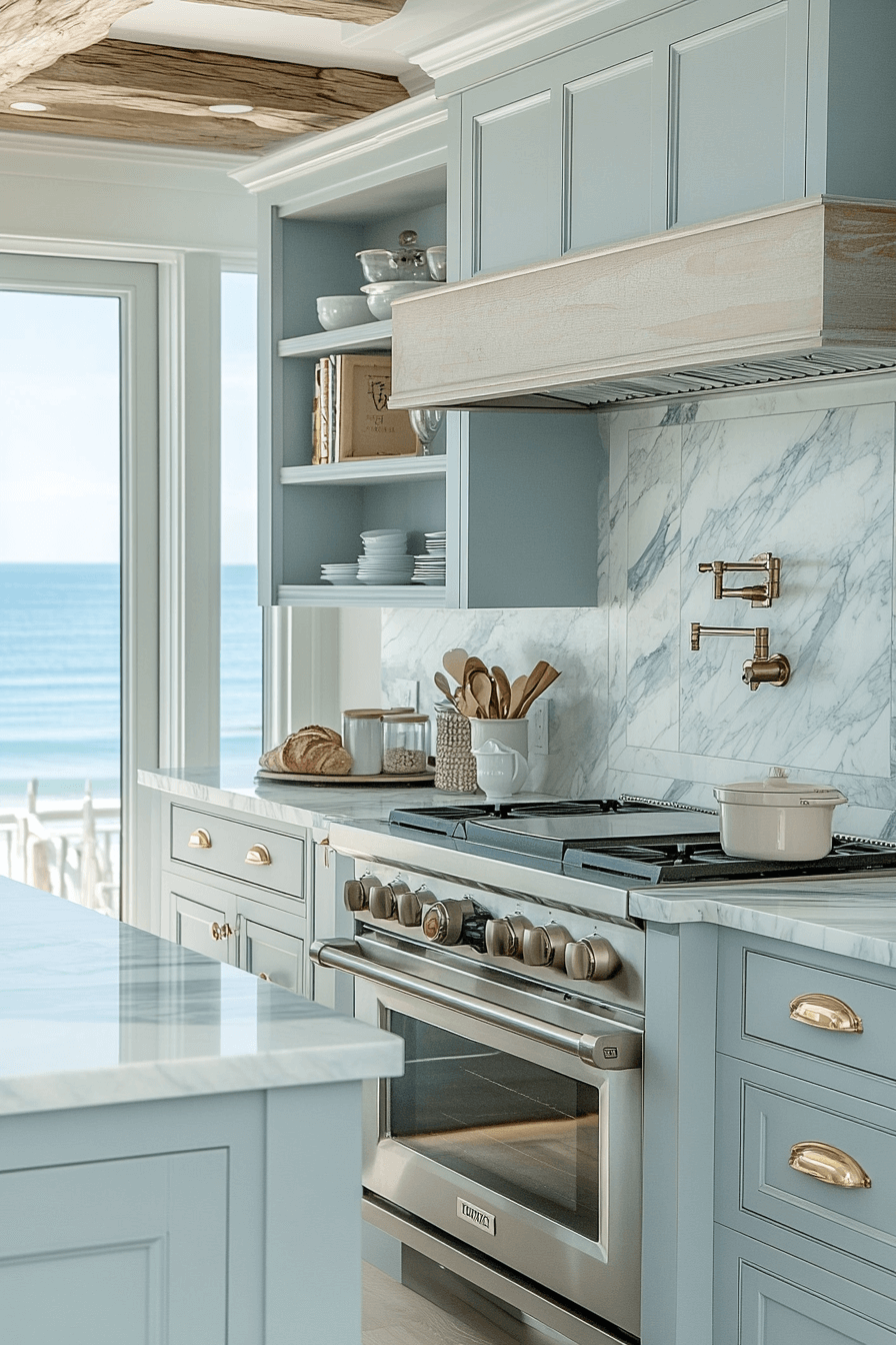 coastal cottage kitchen