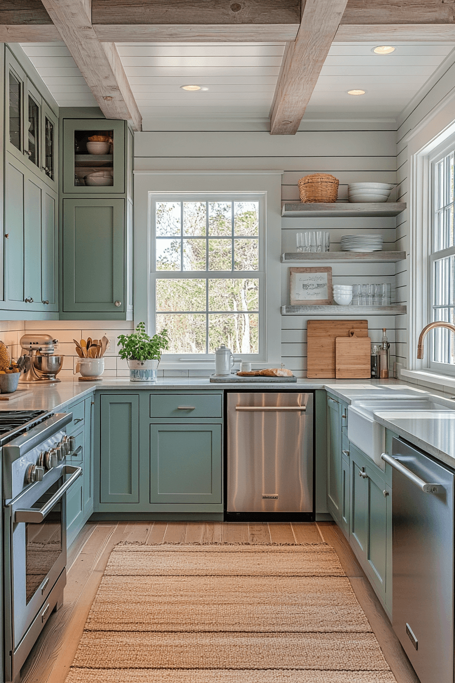 coastal cottage kitchen