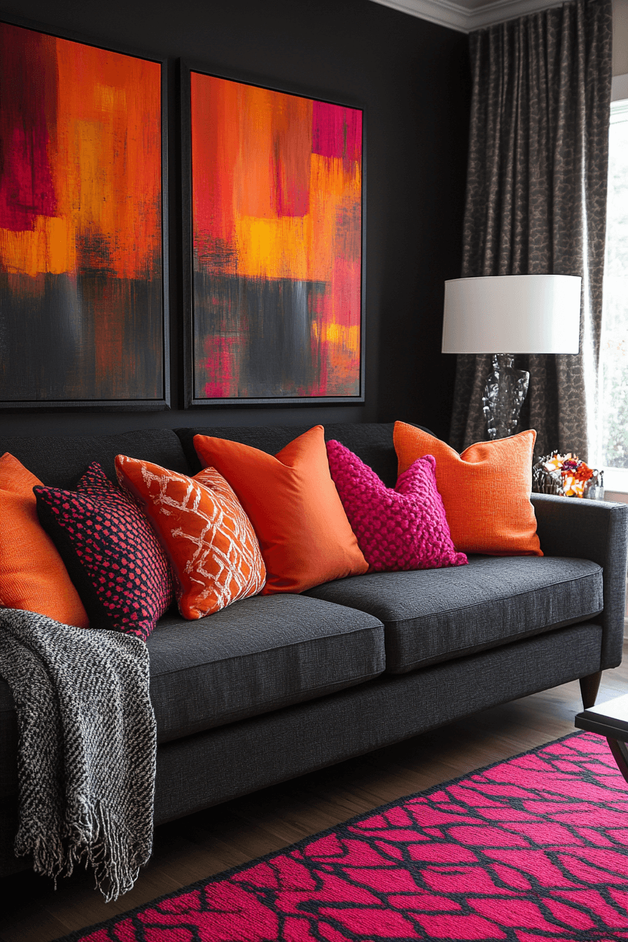 29 Dark Gray Couch Living Room Inspirations That Feel Rich and Refined dark gray couch living room