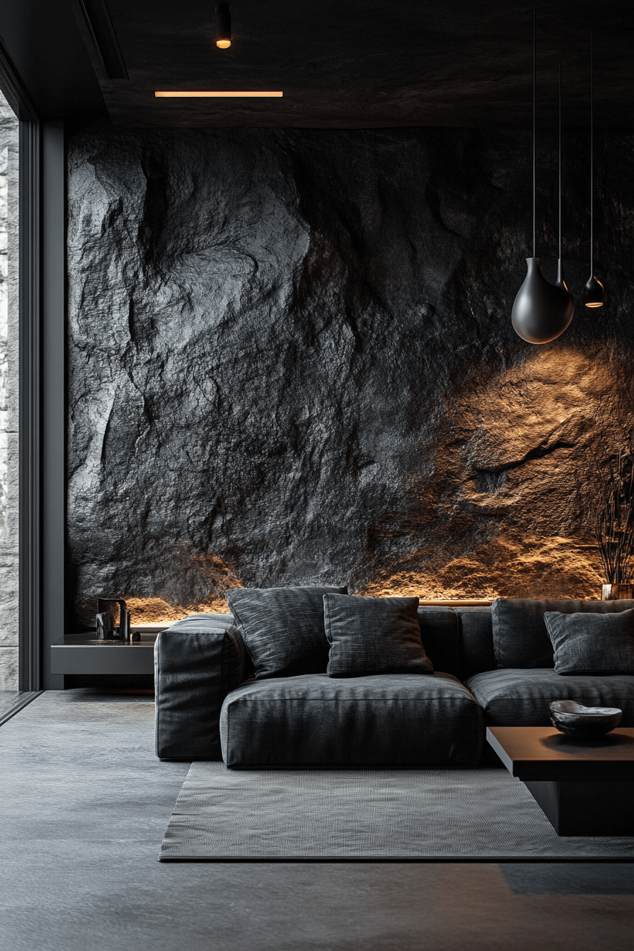 29 Dark Gray Couch Living Room Inspirations That Feel Rich and Refined dark gray couch living room