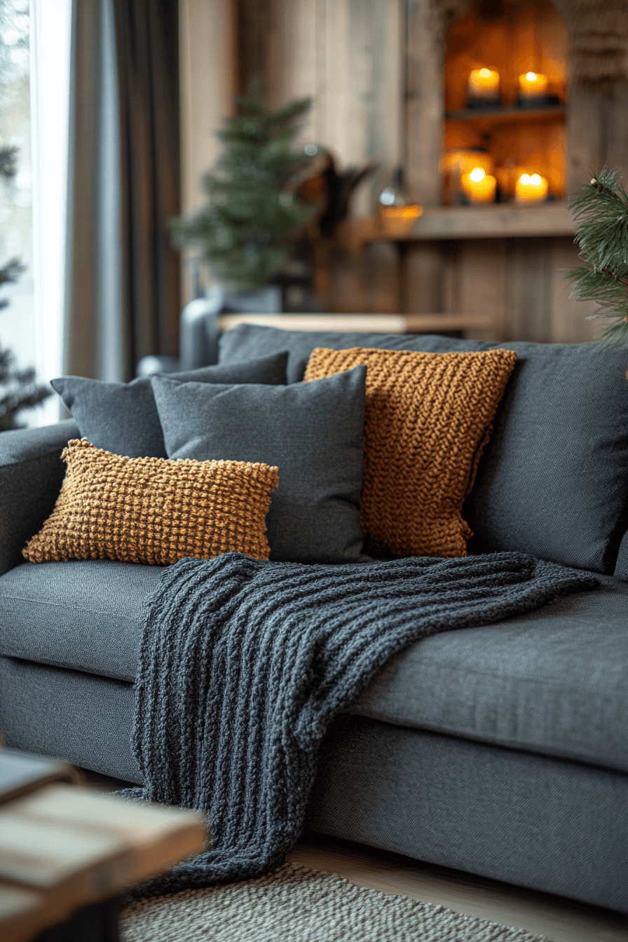 29 Dark Gray Couch Living Room Inspirations That Feel Rich and Refined dark gray couch living room