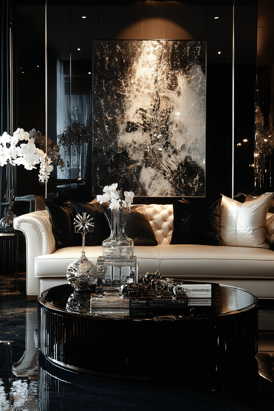 29 Black Living Room Decor Upgrades That Feel Ultra Sleek black living room decor