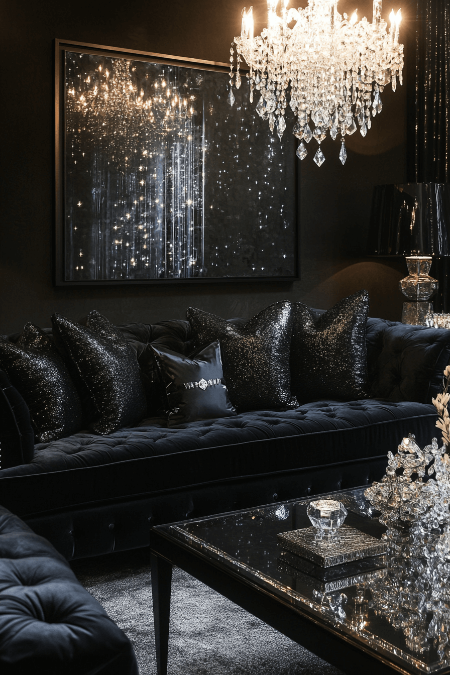 29 Black Living Room Decor Upgrades That Feel Ultra Sleek black living room decor