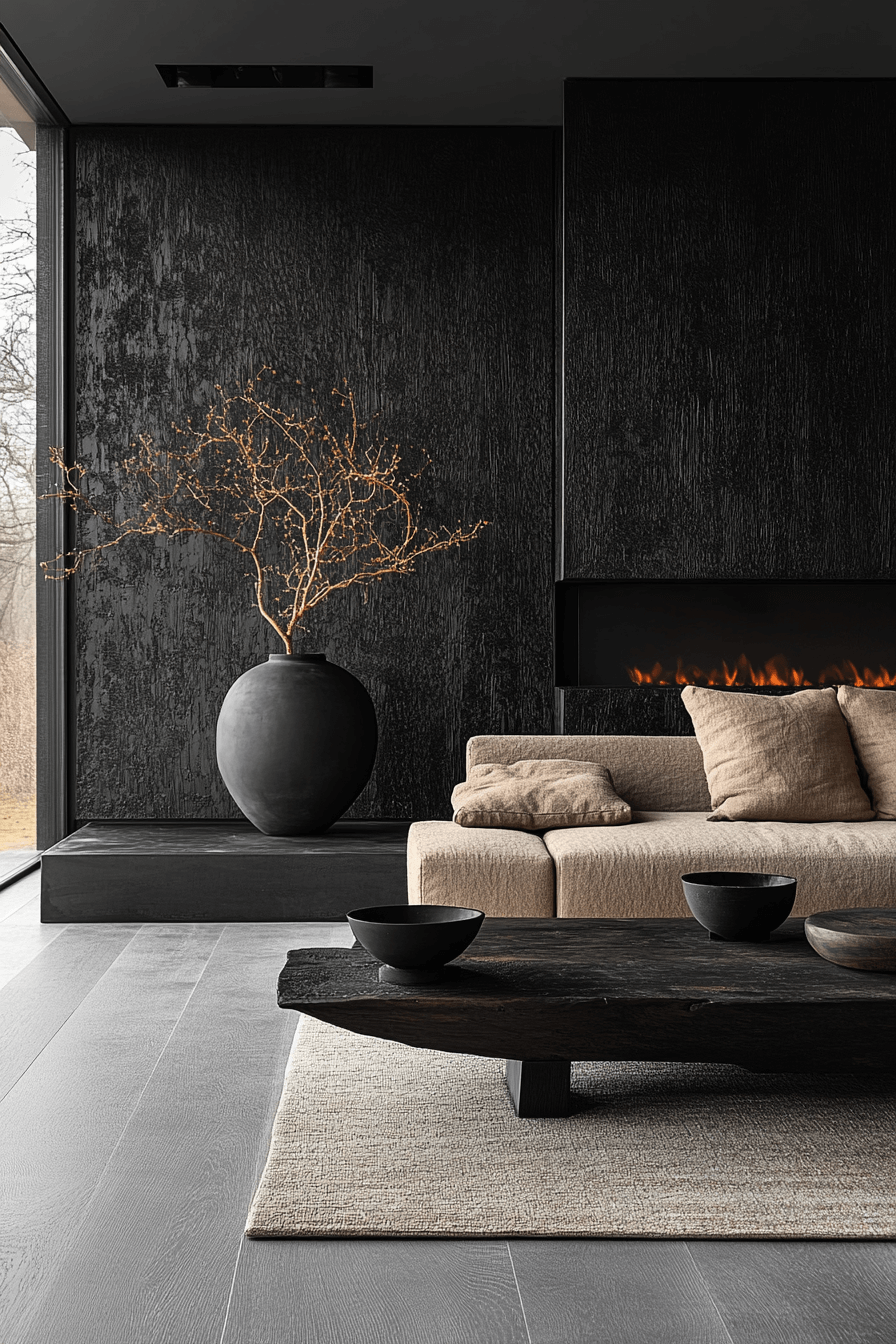 29 Black Living Room Decor Upgrades That Feel Ultra Sleek black living room decor