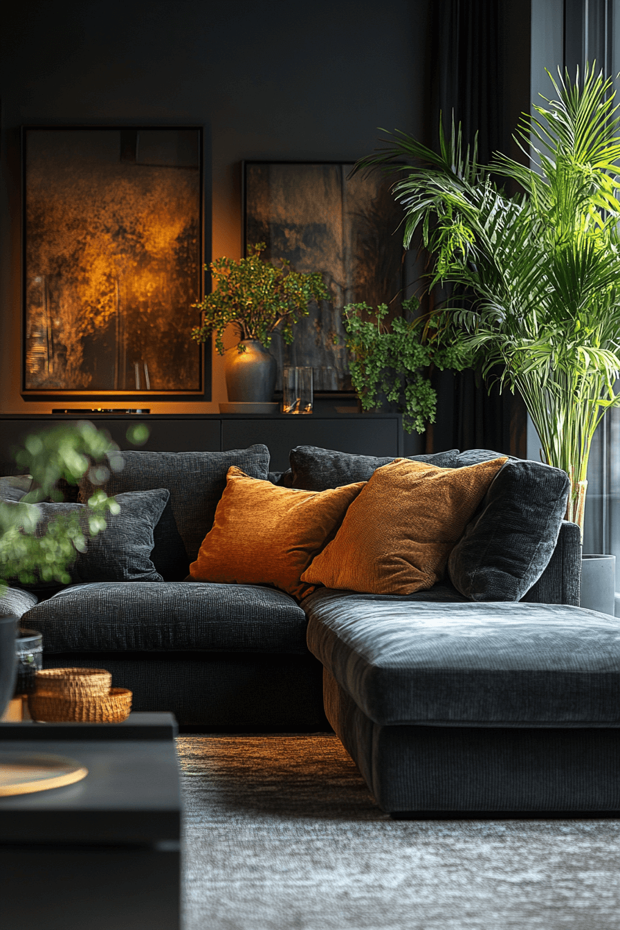 29 Black Living Room Decor Upgrades That Feel Ultra Sleek black living room decor