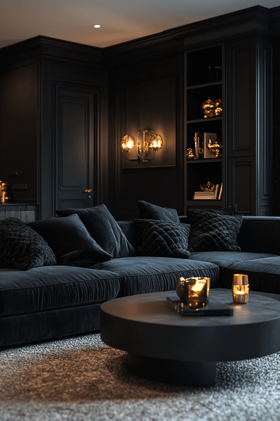 29 Black Living Room Decor Upgrades That Feel Ultra Sleek black living room decor