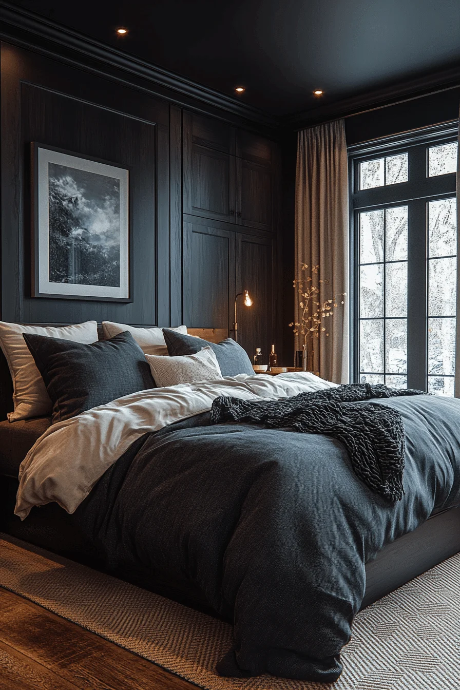 dark cottagecore bedroom