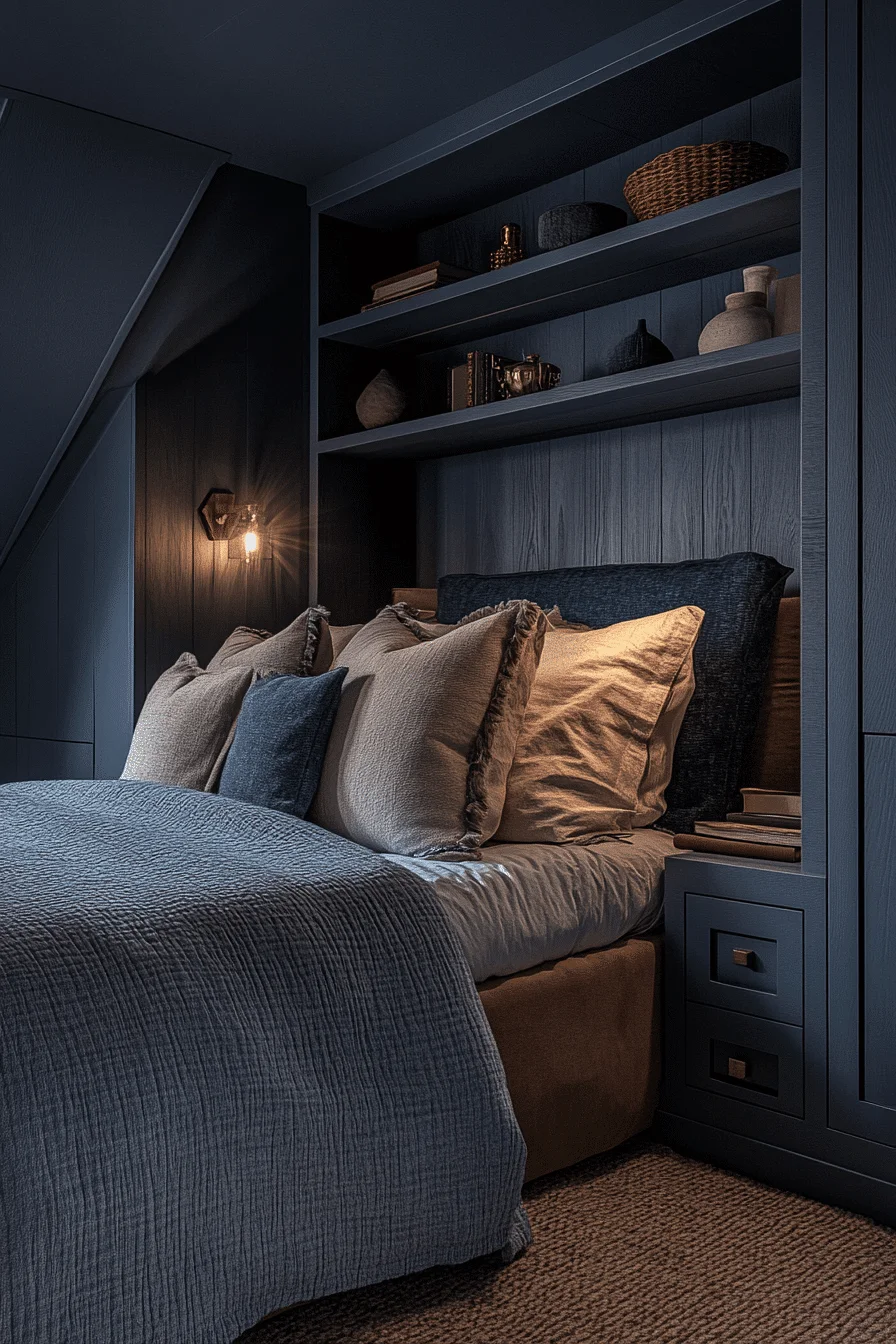dark cottagecore bedroom