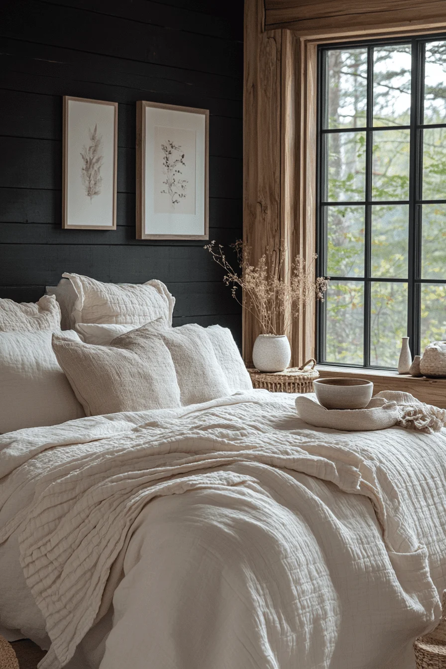 dark cottagecore bedroom