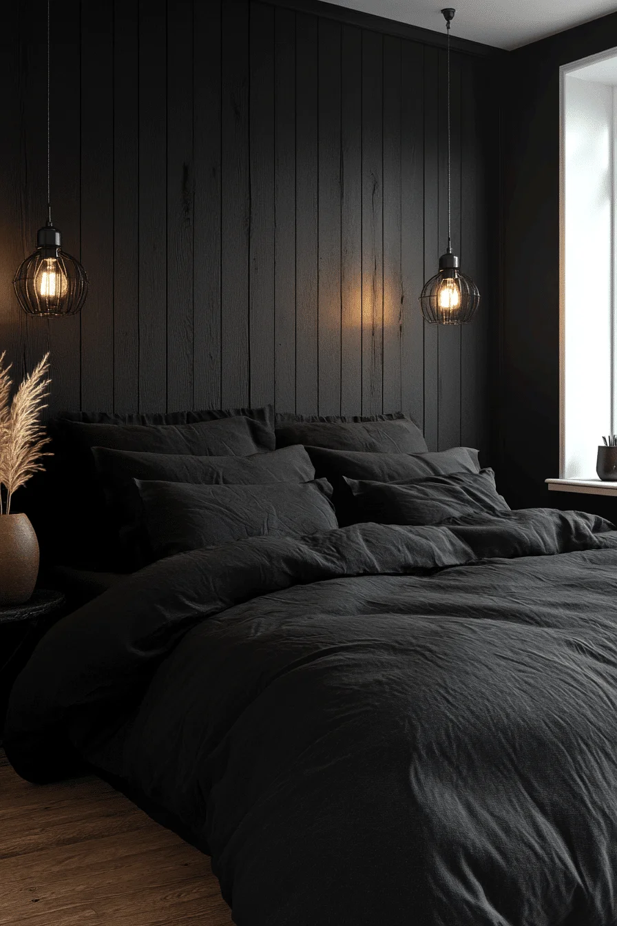 dark cottagecore bedroom