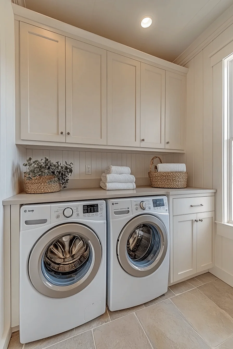 coastal cottage laundry room