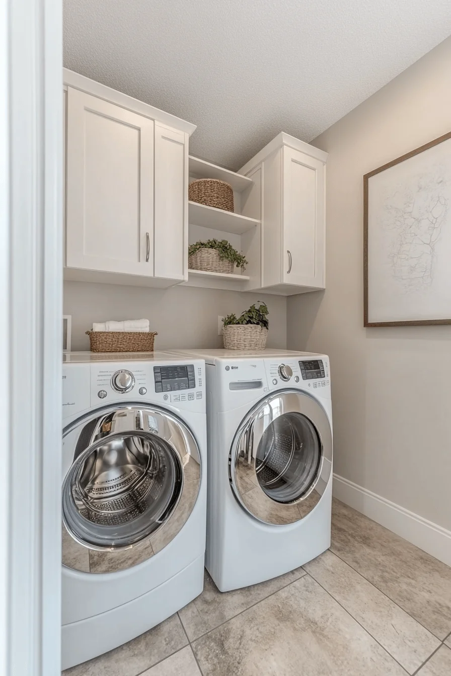 small space cottage laundry room