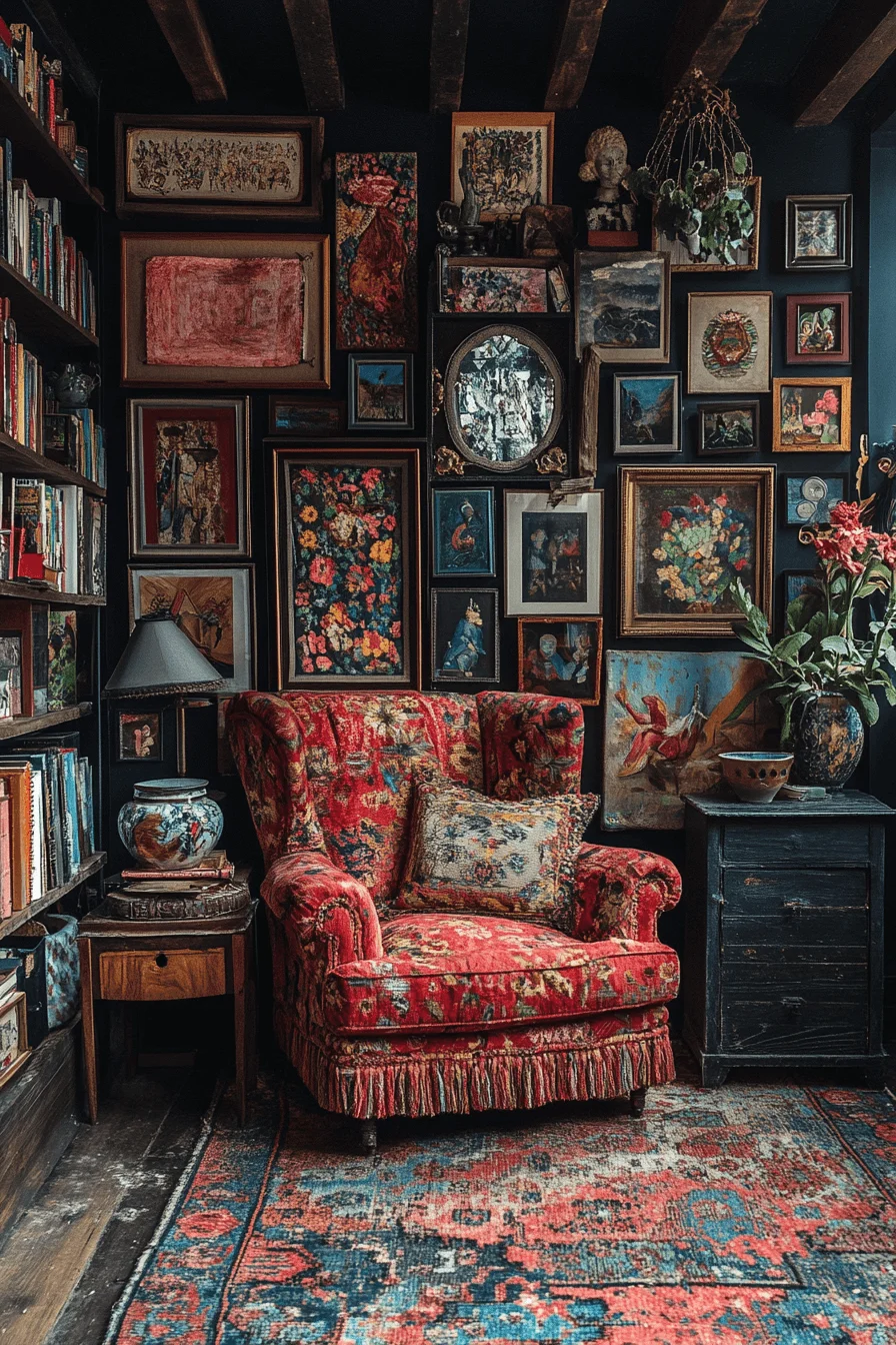 vintage maximalist decor