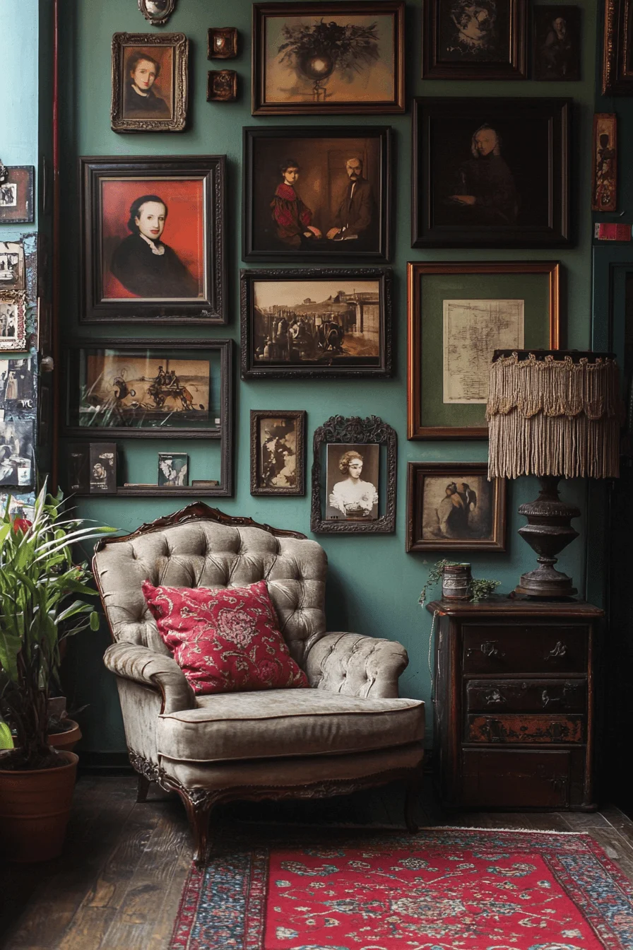 vintage maximalist decor