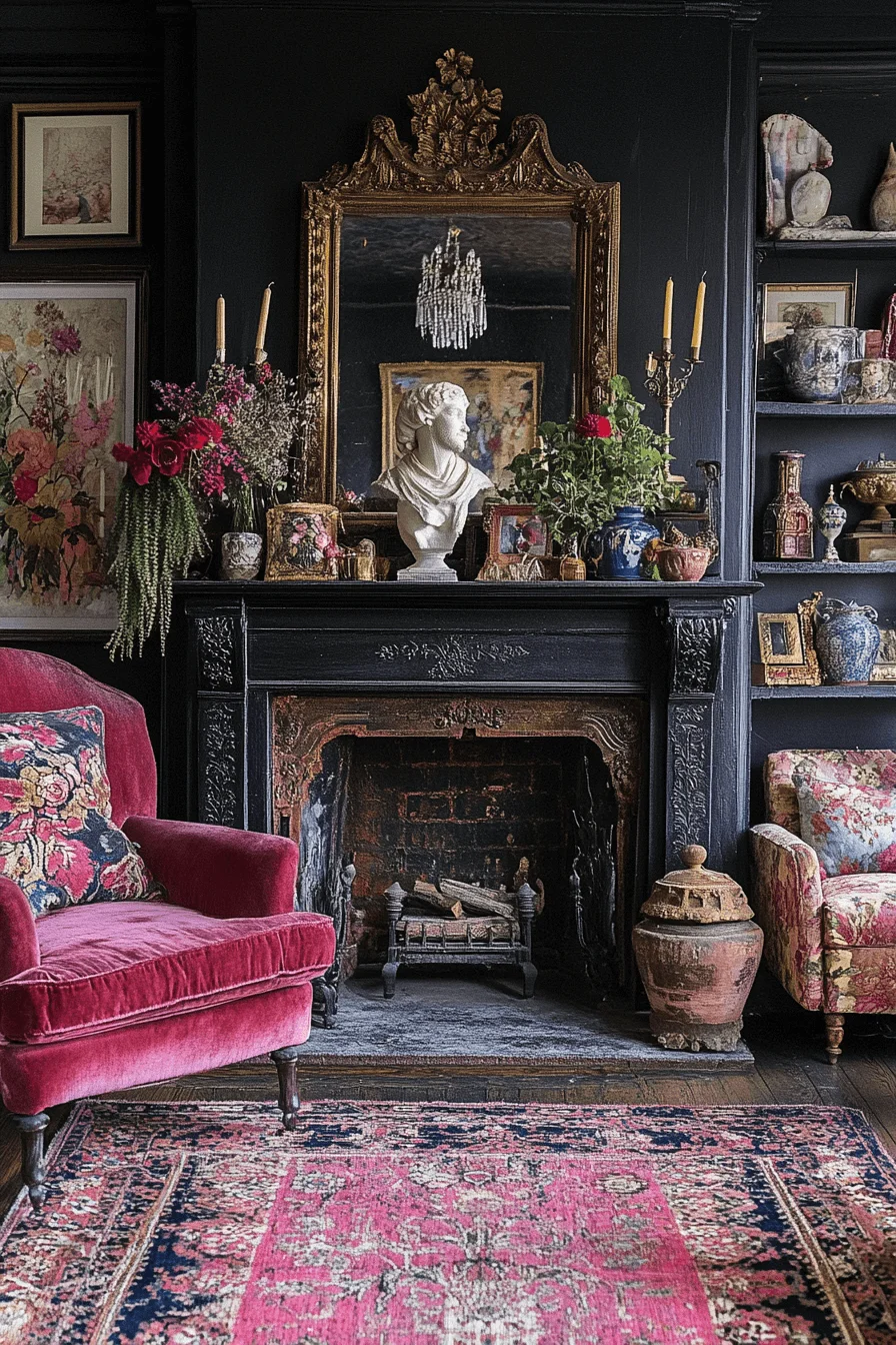 vintage maximalist decor