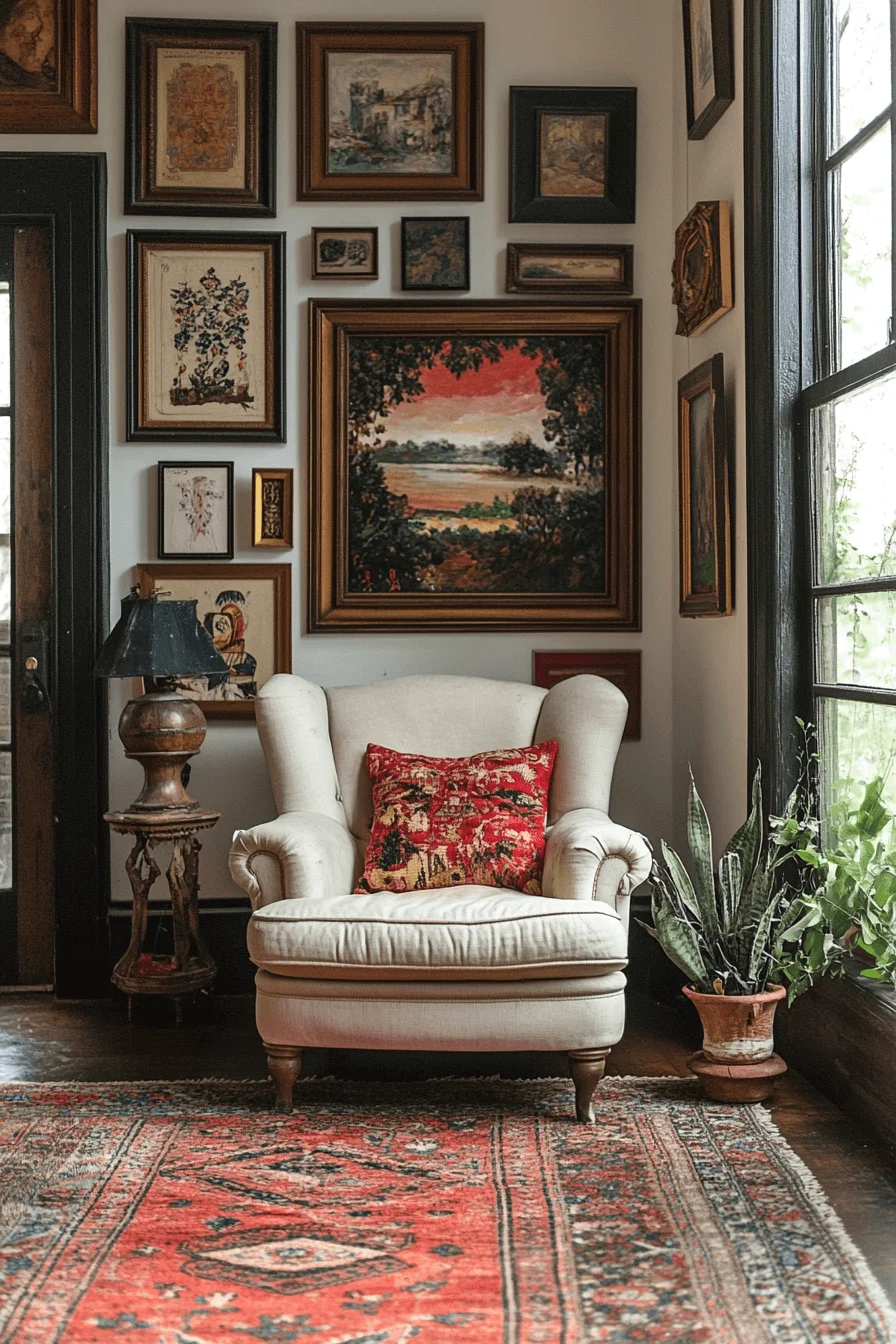 vintage maximalist decor