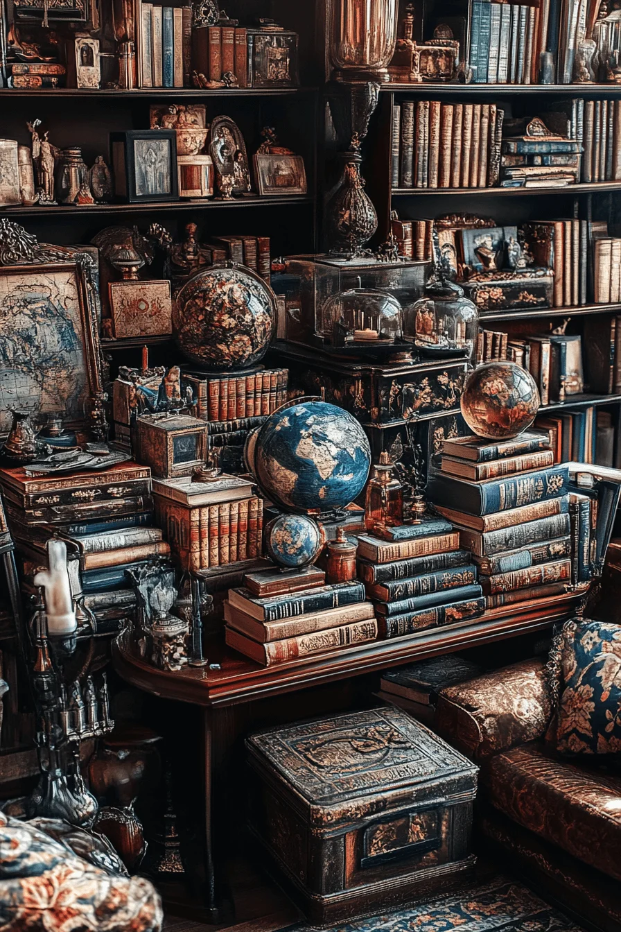 vintage maximalist decor