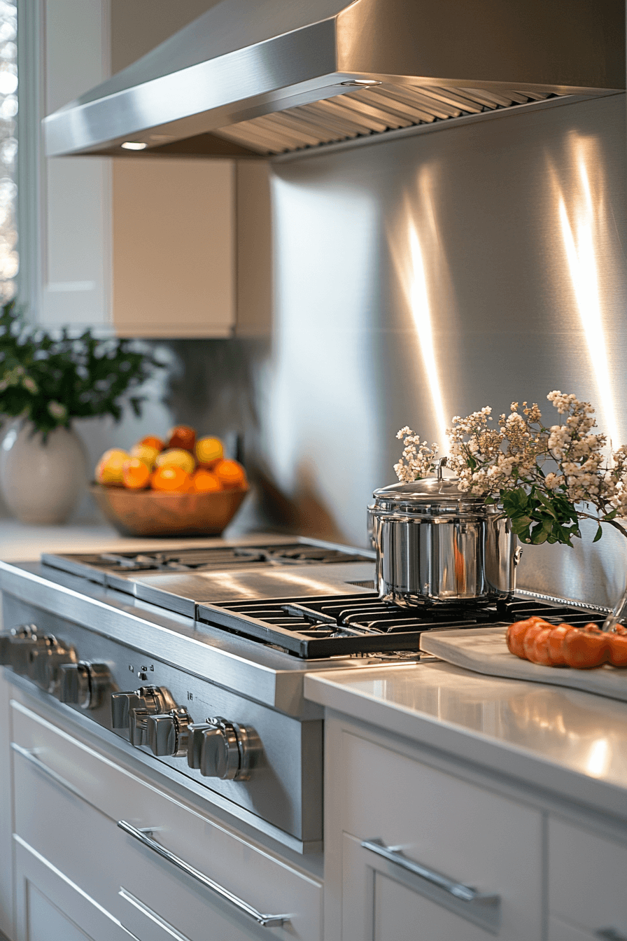 stainless steel kitchen countertops