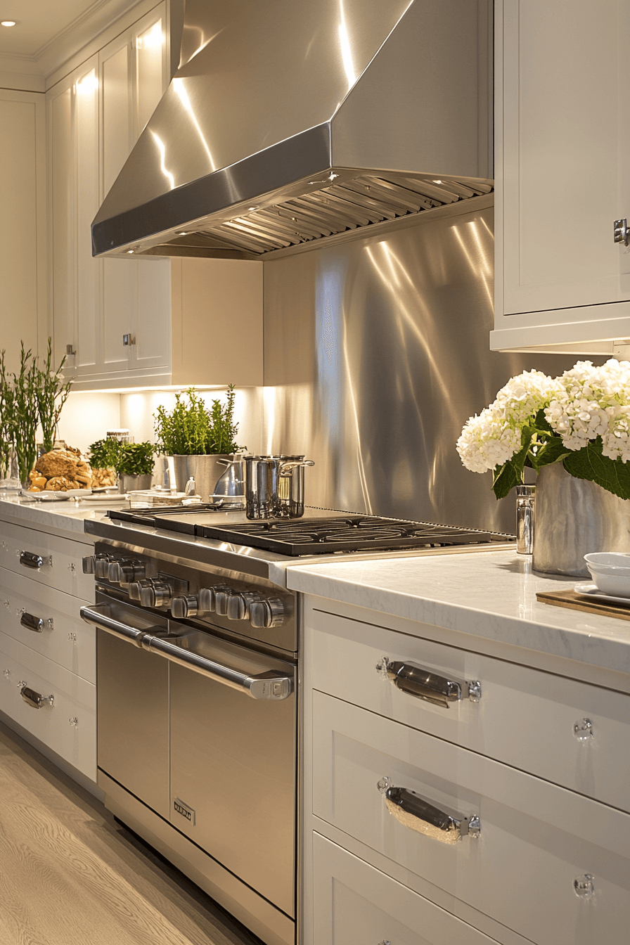 stainless steel kitchen countertops