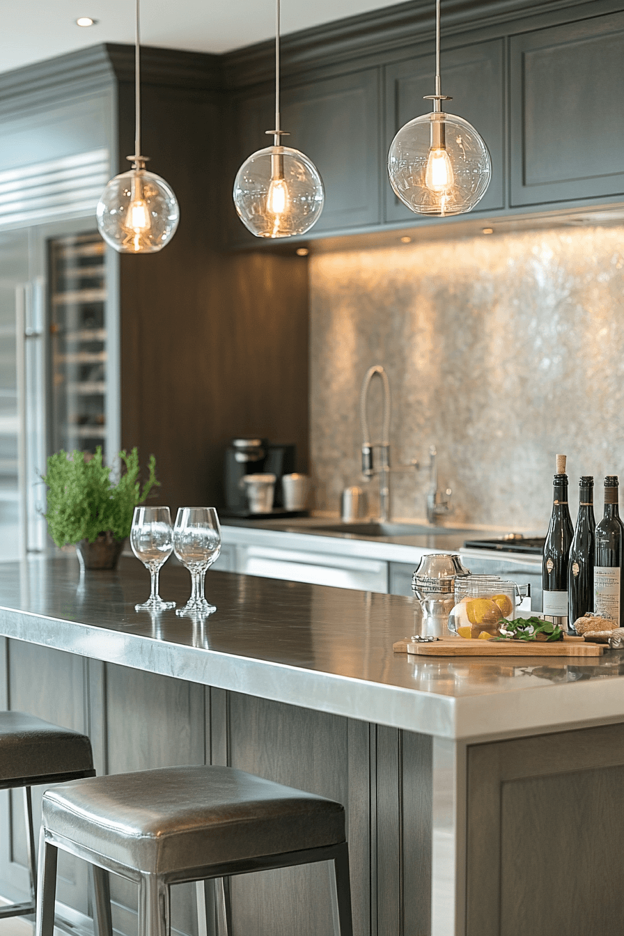 stainless steel kitchen countertops