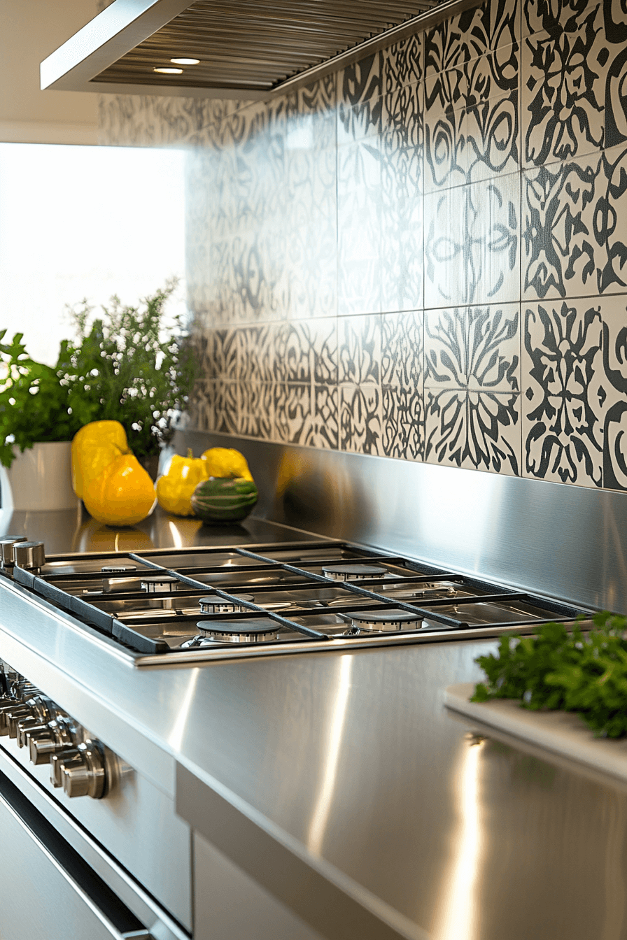 stainless steel kitchen countertops