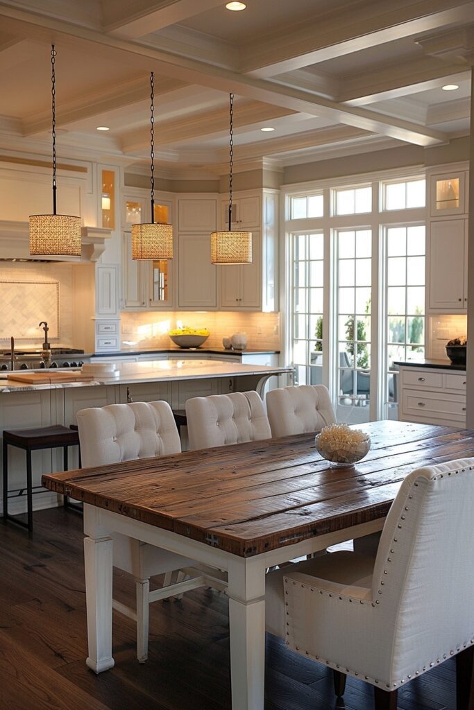 Kitchen Spaces with Integrated Dining