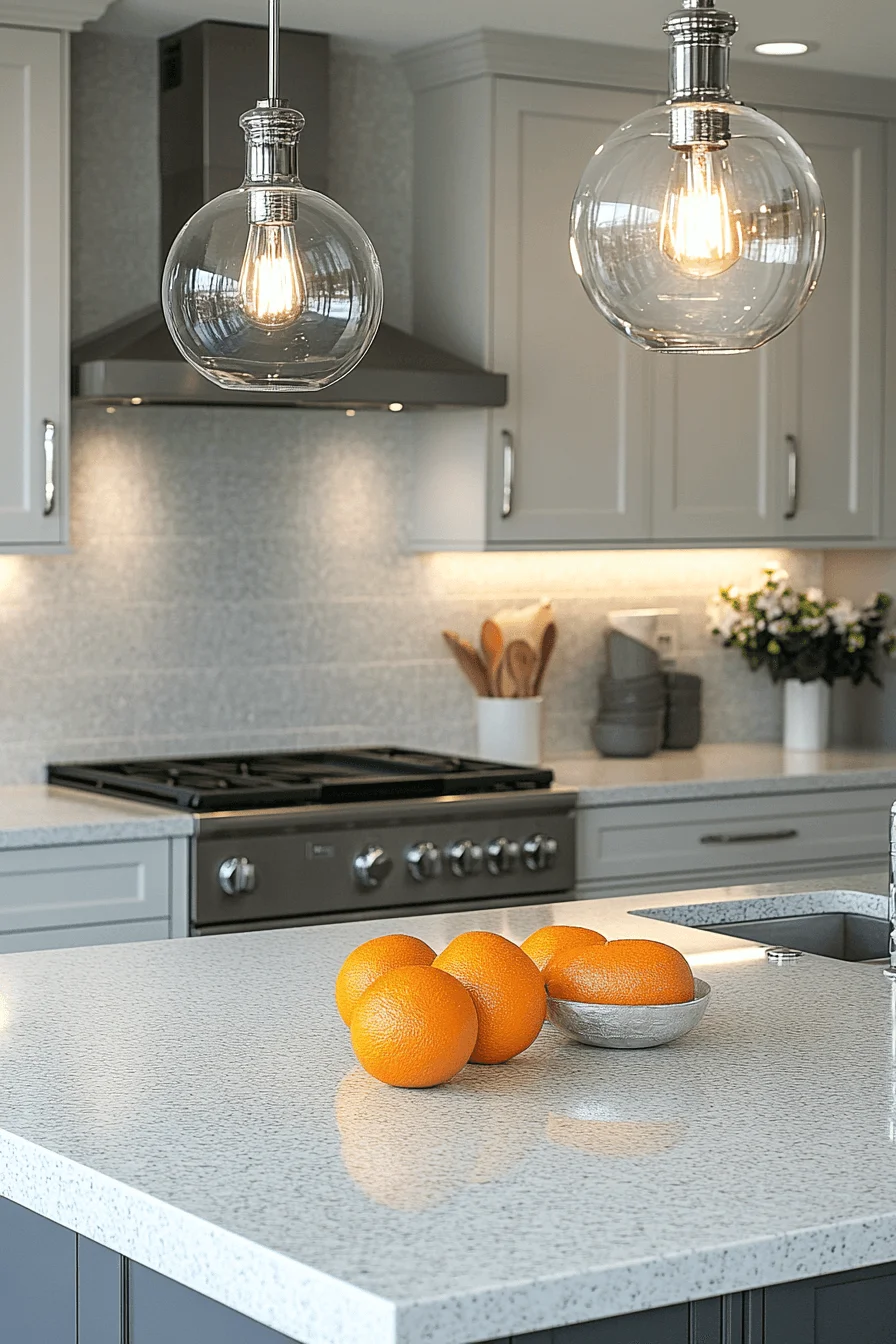 white granite countertops