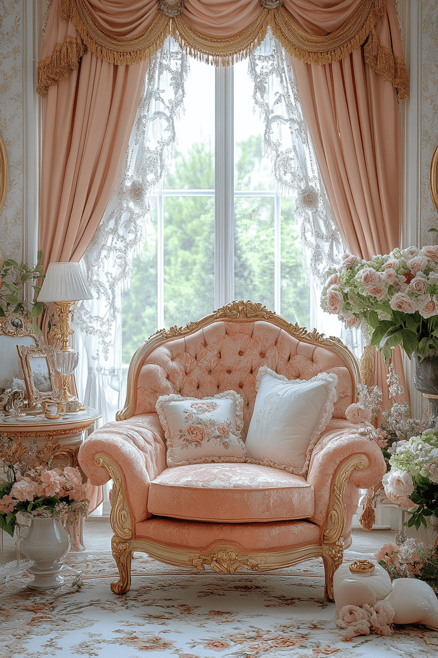 neoclassical interior living rooms