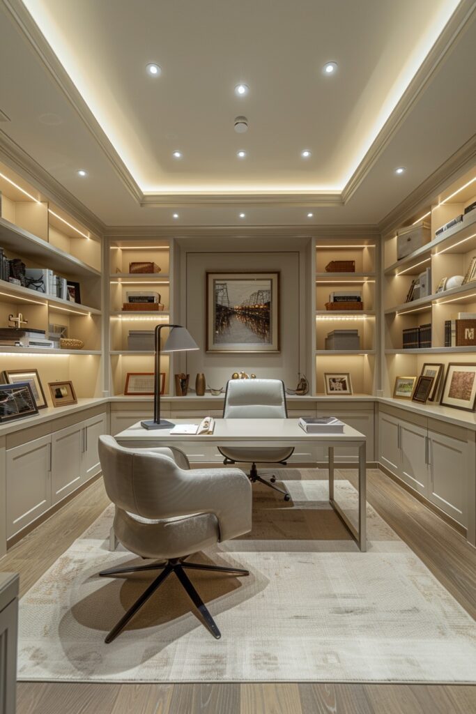 Contemporary Hobby Room