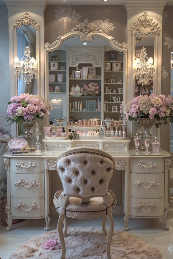 Luxurious Dressing and Vanity Suite