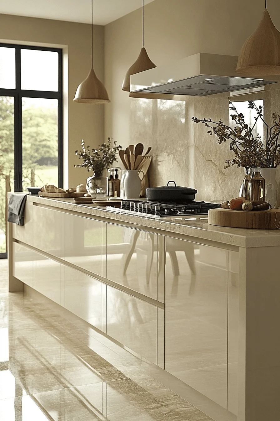 ivory kitchen cabinets
