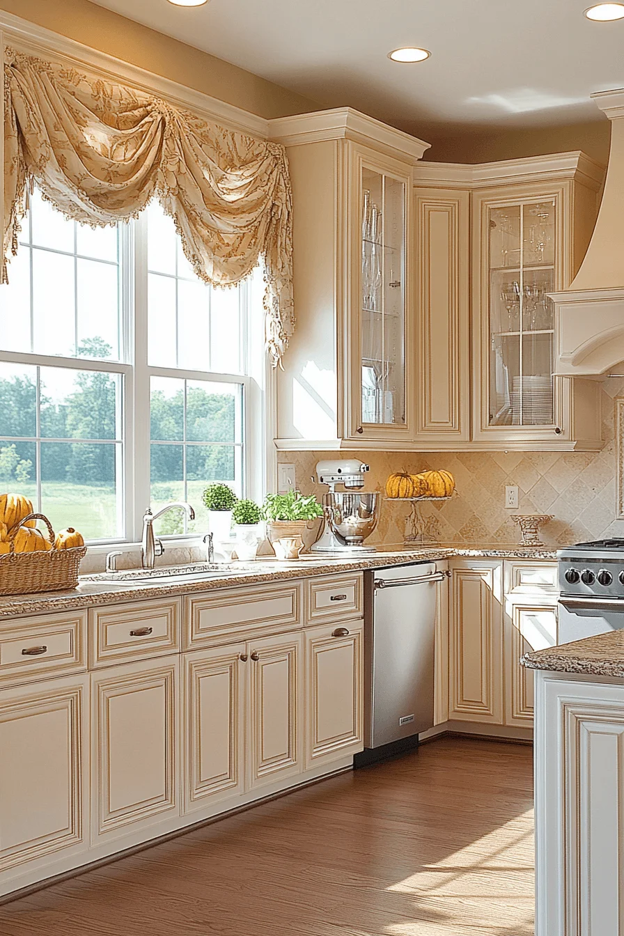 ivory kitchen cabinets
