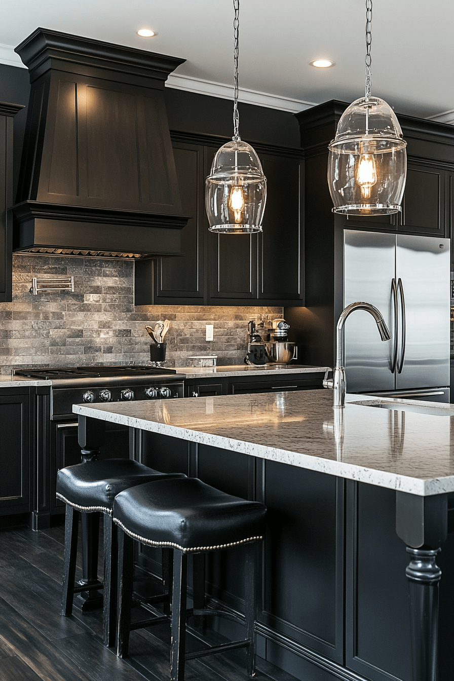 29 Moody Kitchen Designs for a Bold and Inviting Culinary Experience moody kitchen