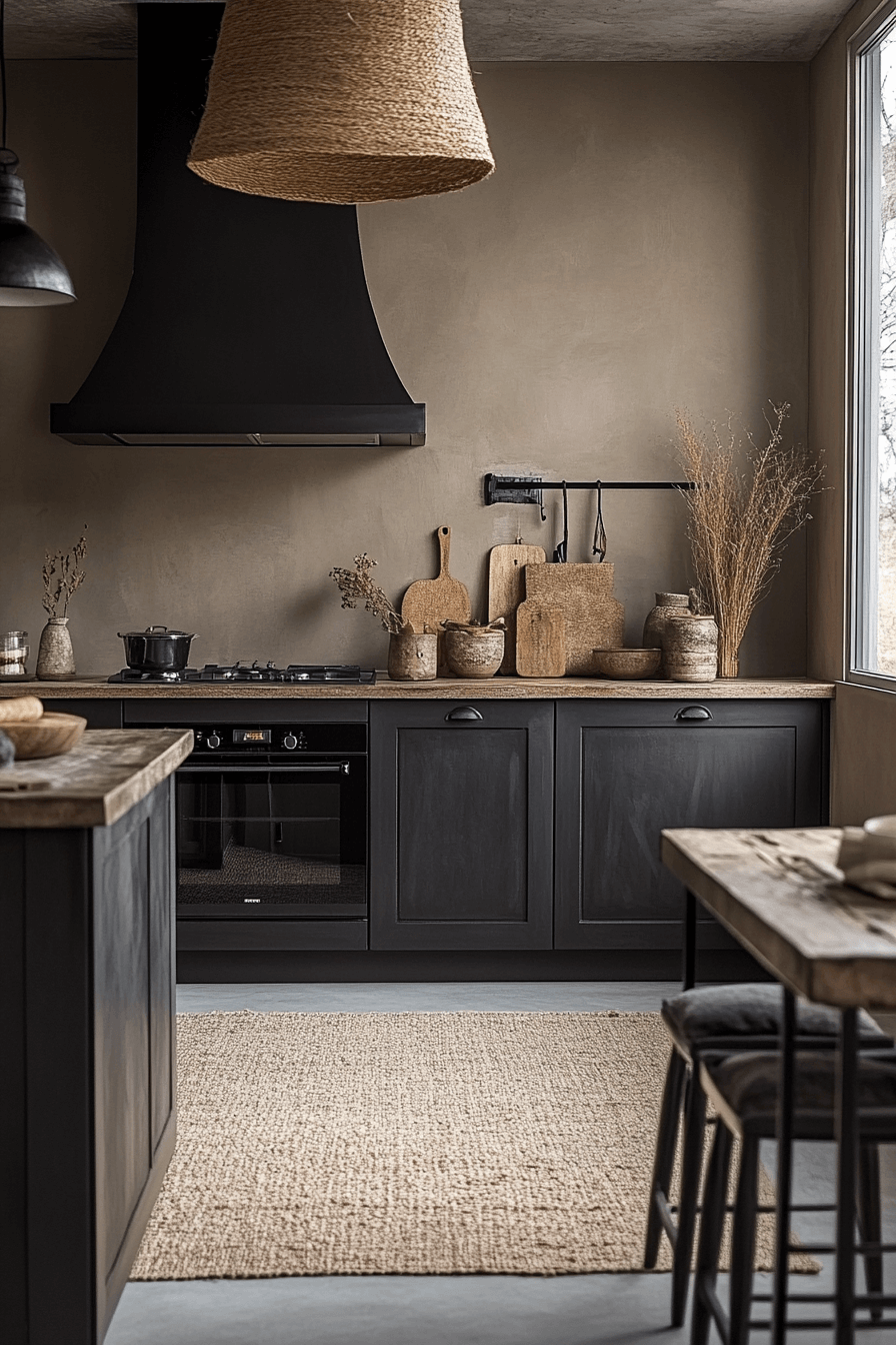 29 Moody Kitchen Designs for a Bold and Inviting Culinary Experience moody kitchen
