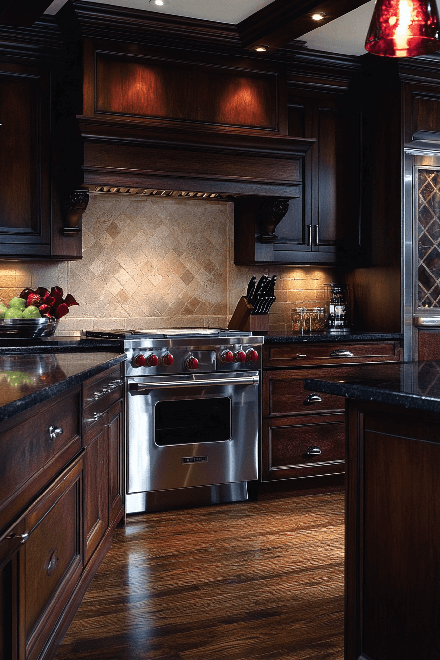 29 Moody Kitchen Designs for a Bold and Inviting Culinary Experience moody kitchen