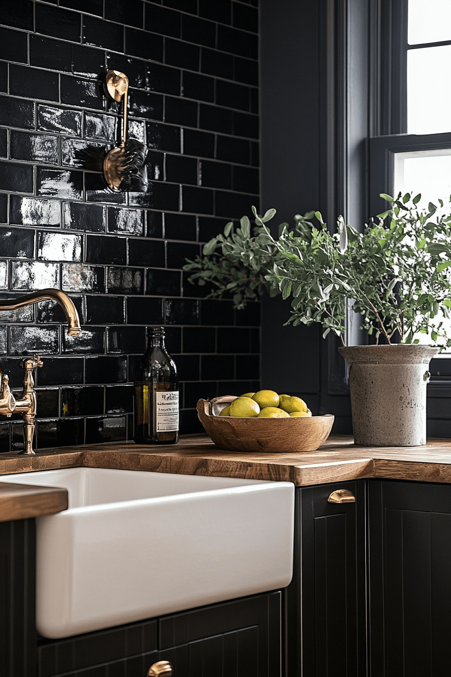 29 Moody Kitchen Designs for a Bold and Inviting Culinary Experience moody kitchen