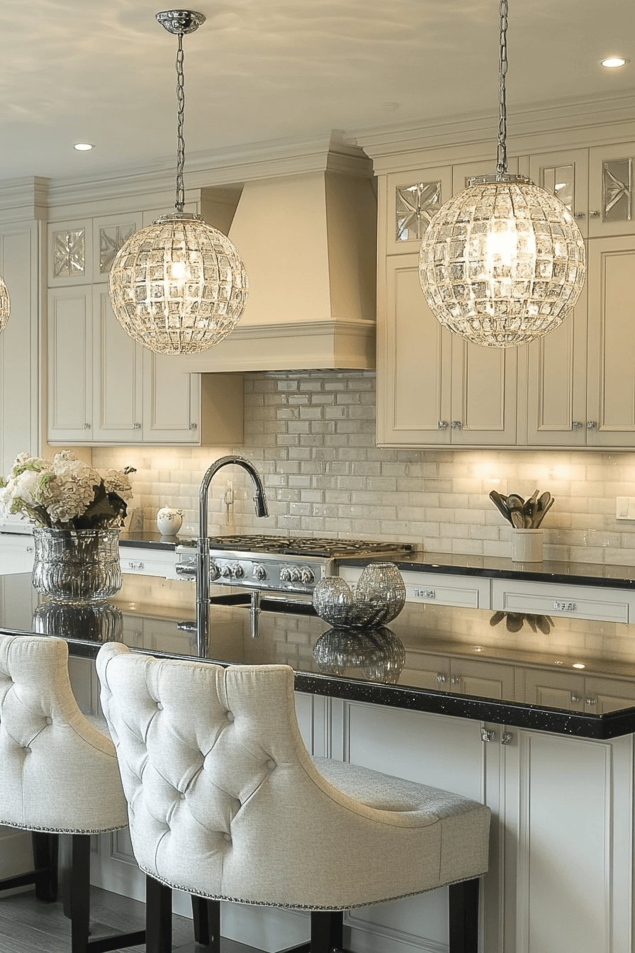 black countertops