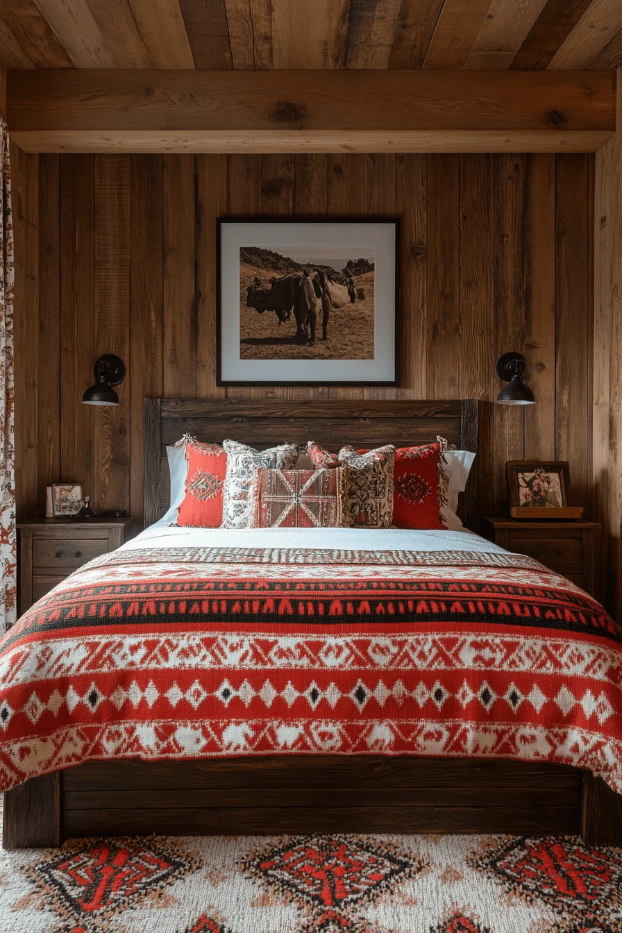 frontier western bedroom ideas