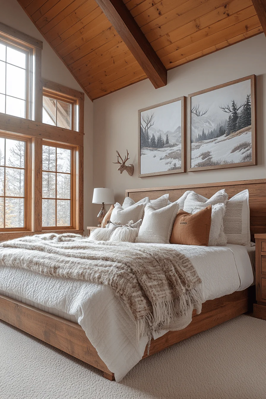 mountain western bedroom ideas