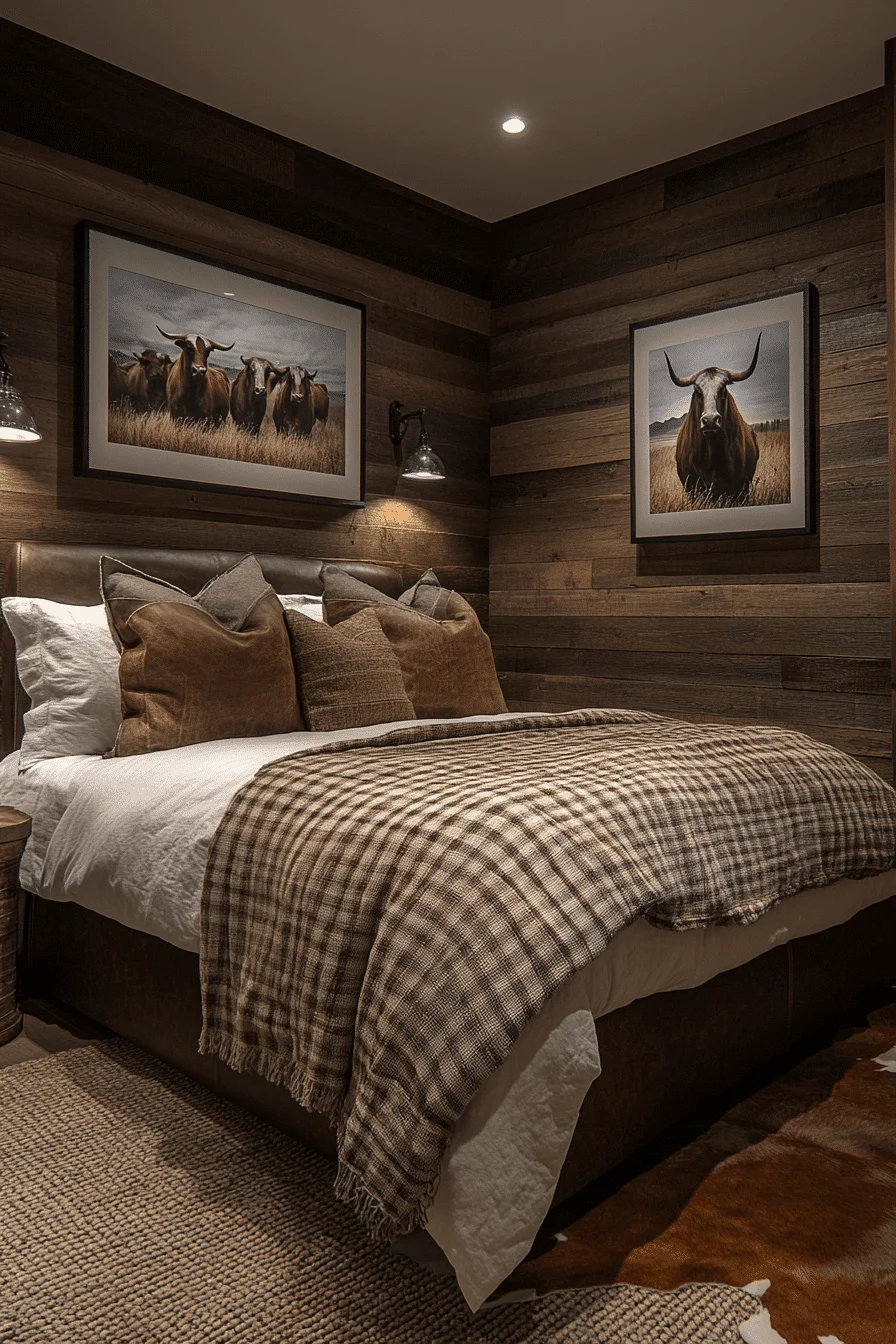 dynamic western bedroom ideas