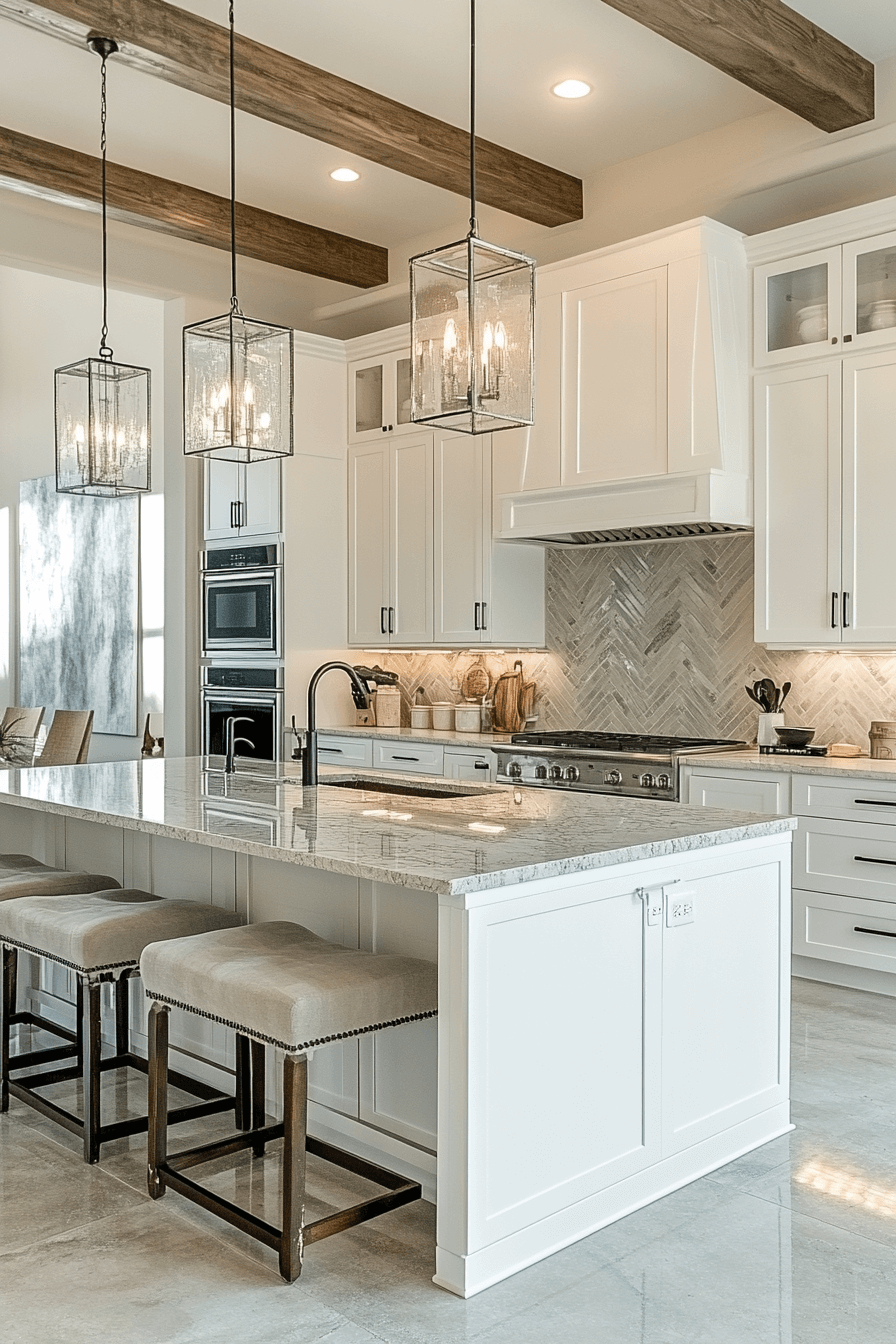 white shaker kitchen cabinets