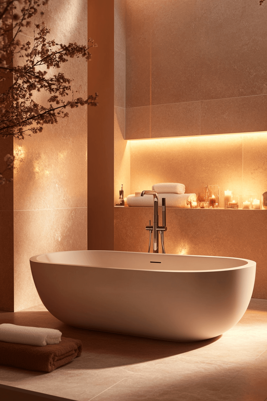 moody powder room
