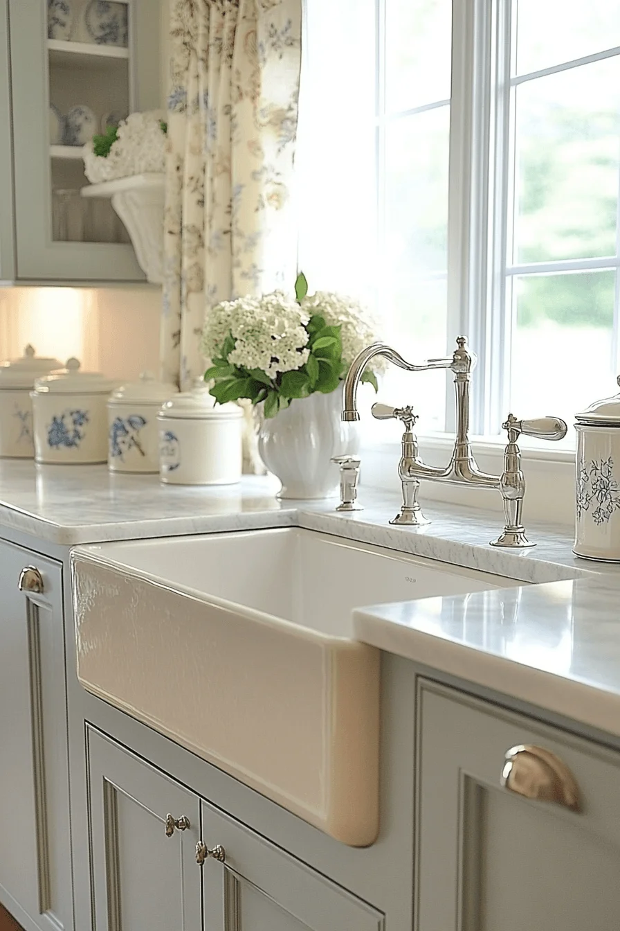 granny chic kitchen